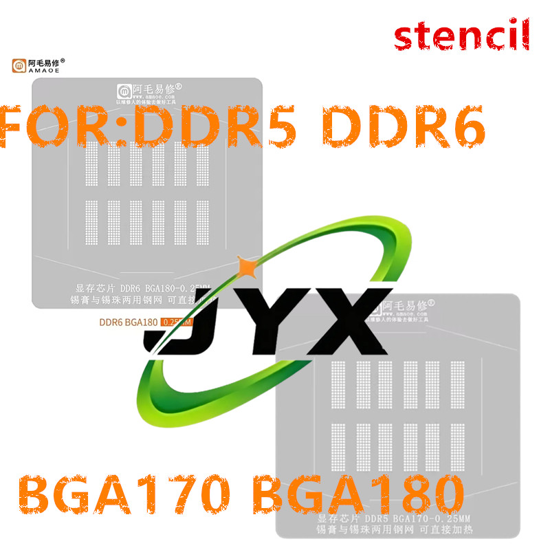 Ddr5 Kit - AMAOE BGA Reballing Template for DDR5