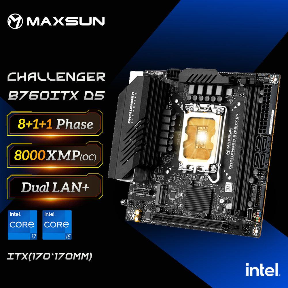 MAXSUN Game Motherboard B760IT - Ddr5 64Gb 评论和价格