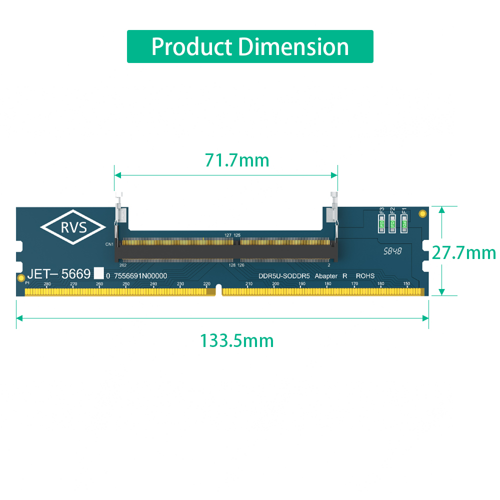 2PCS Laptop DDR5 RAM to SO DDR - Ddr5 Laptop Ram 评论和价格