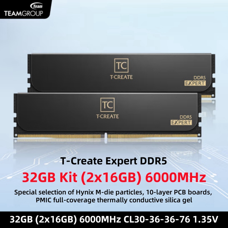 TEAMGROUP T-Create Expert CL30 - Ddr5 Ram 评论和价格