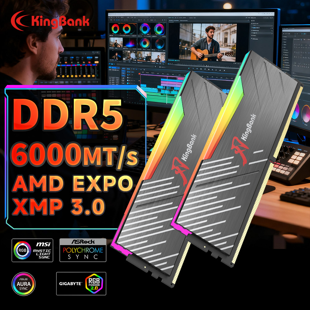 KingBank KRRB DDR5 RGB 16GB /1 - Ddr5 64Gb 评论和价格