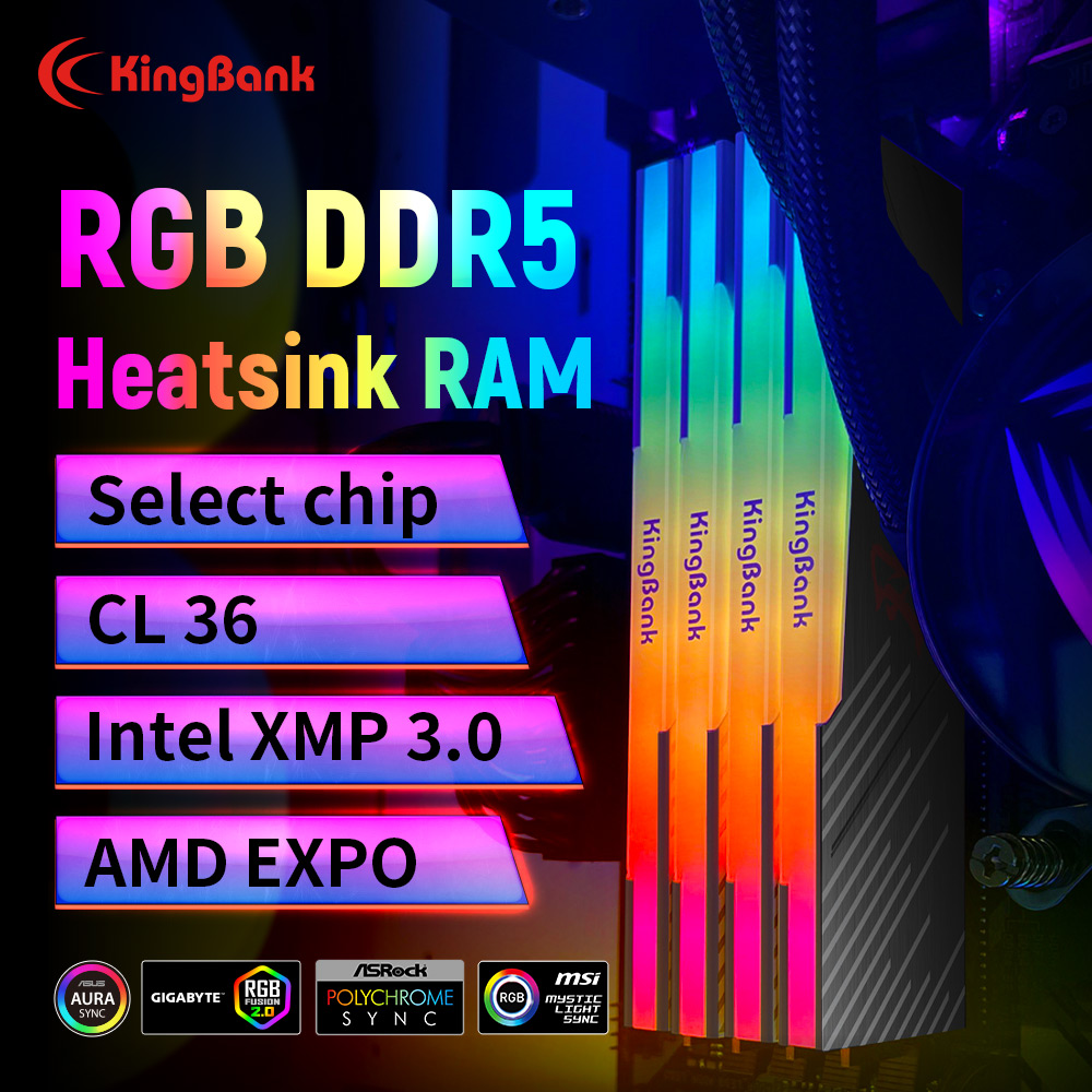 KingBank KRRB DDR5 RGB 16GB /1 - Ddr5 64Gb 评论和价格